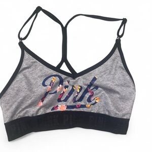 PINK Victoria's Secret Gray and Black Bra Intimates